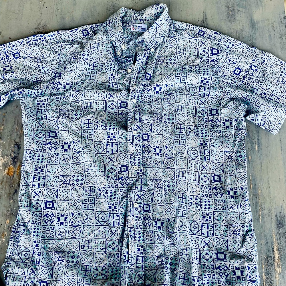 Reyn Spooner Vintage Hawaiian￼ Men’s XL Button Down Shirt